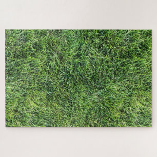 Puzzle Funny vert herbe texture motif vrai photo fun