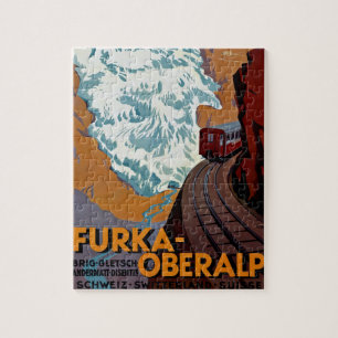 Puzzle Furka-Oberalp Alpine Railway