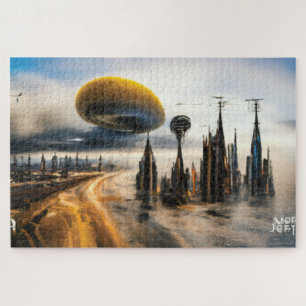 Puzzle Futuriste Metropolis