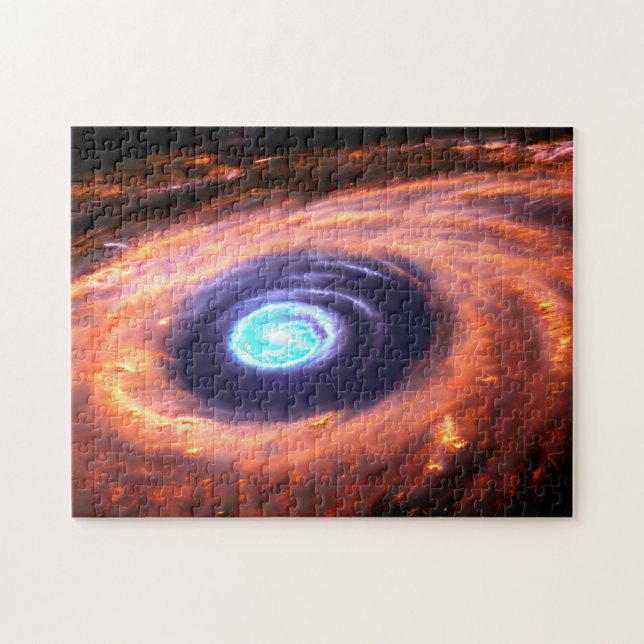Puzzle Galactique violet filature trou noir ciel (Horizontal)