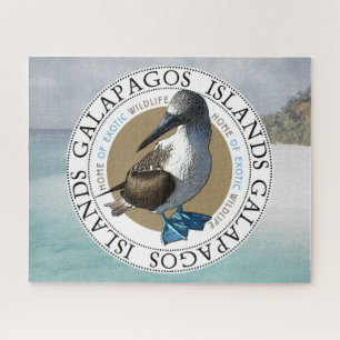Puzzle Galapagos Islands Blue Footed Booby Bird