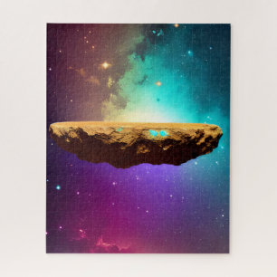Puzzle Galaxie cosmique violette Flottante Plateau Astéro