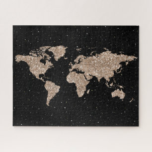 Puzzle Galaxie de nuit cosmique et Parties scintillant d'