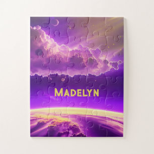 Puzzle Galaxie magique Extraordinaire rose et violet cosm