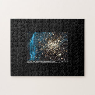 Puzzle Galaxy NGC 1850 Star Clusters Magellanic Cloud