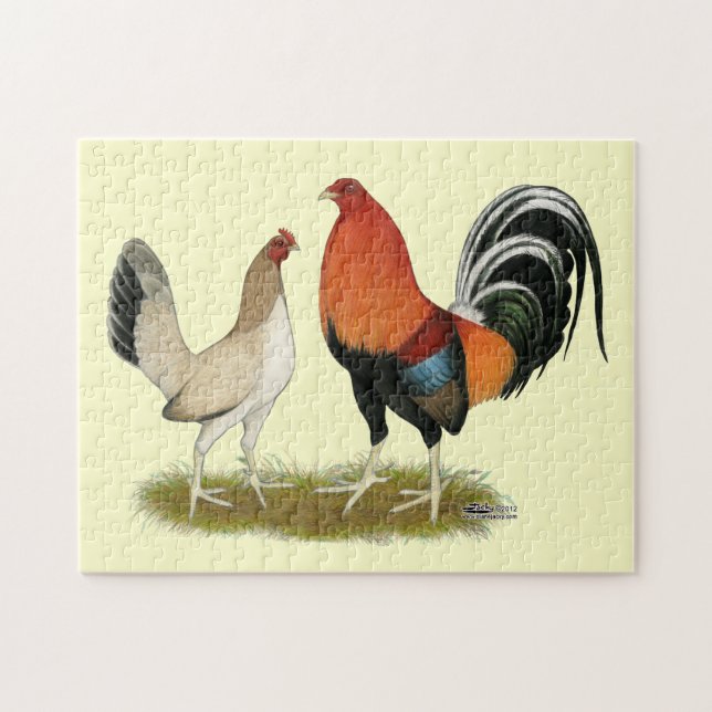 Puzzle Gamefowl Wheatens (Horizontal)