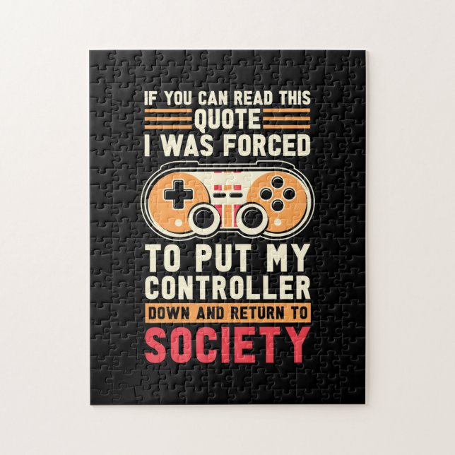 Puzzle Gamer A Été Forcé De Mettre Mon Contrôleur (Vertical)