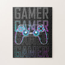 Gamer avec contrôleur