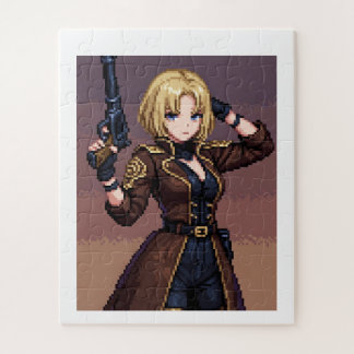 Puzzle Gaming Pixel Art Blanket – Cozy Gamer Mood