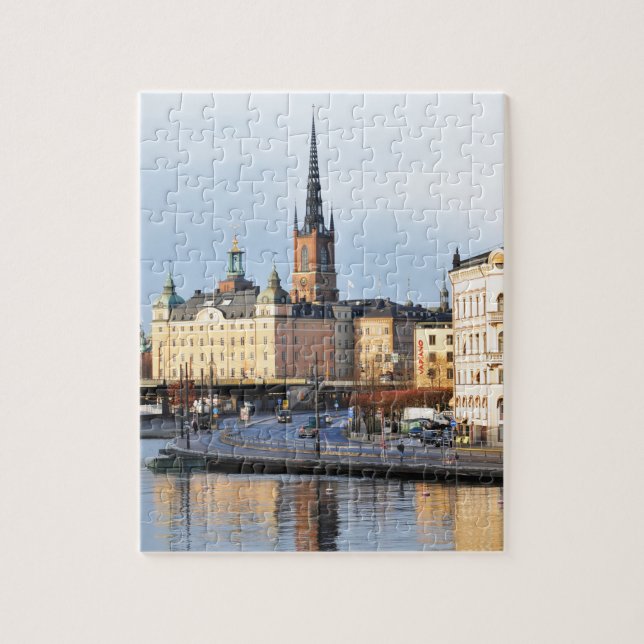 Puzzle Gamla Stan à Stockholm, Suède (Vertical)