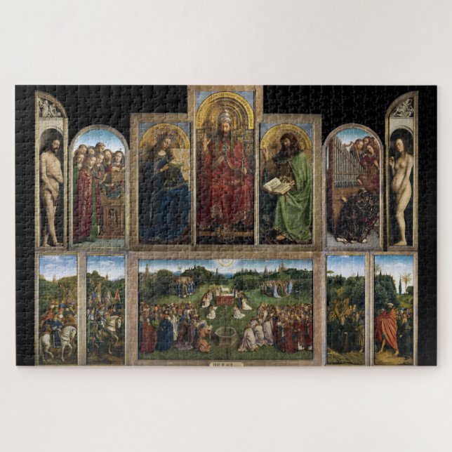 Puzzle Gand Altarpiece, Van Eyck Brothers (Horizontal)