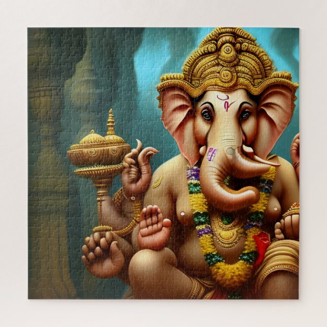 Puzzle Ganesh prend un selfie (Vertical)