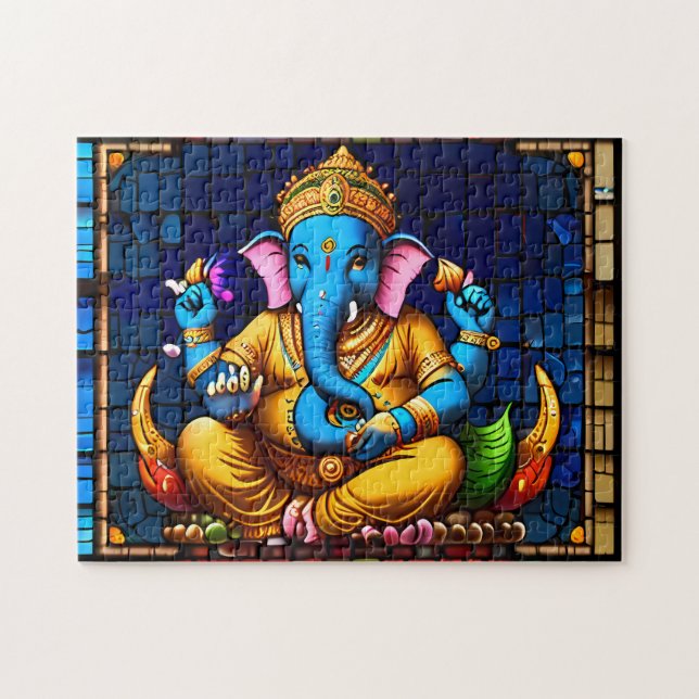Puzzle Ganesha - Ganapati Deity Dieu de l'Inde (Horizontal)