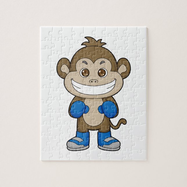 Puzzle Gants de boxe de singe (Vertical)