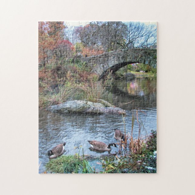 Puzzle Gapstow Bridge, Central Park New York City (Vertical)