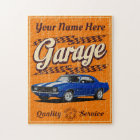 Garage Camaro personnalisé en orange