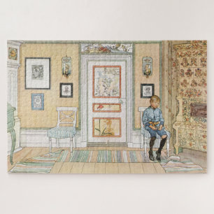 Puzzle Garçon assis dans le coin (par Carl Larsson)