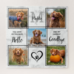 Puzzle Garde-mémoire personnalisée pour animaux de compag