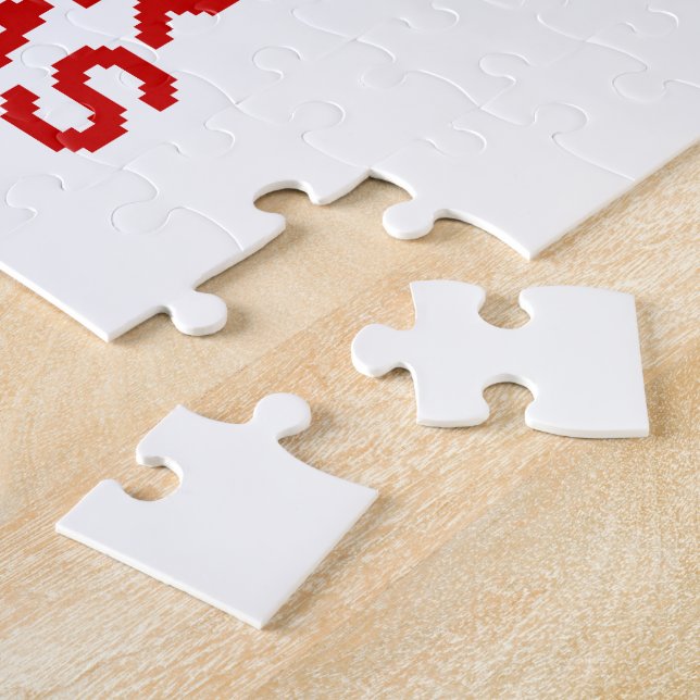 Puzzle Gardez chaud et tricot pour Noël (Côté)