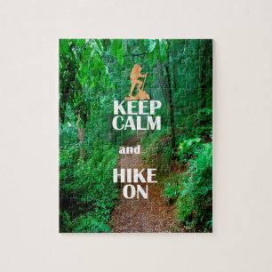 Puzzle Gardez le calme et la marche