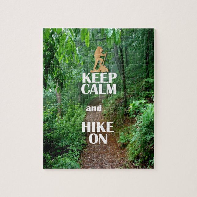 Puzzle Gardez le calme et la marche (Vertical)