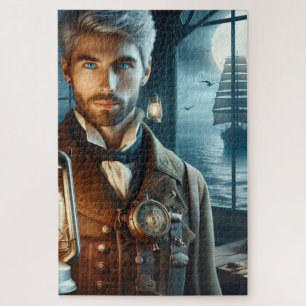 Puzzle Gardien de phare victorien Vintage Steampunk