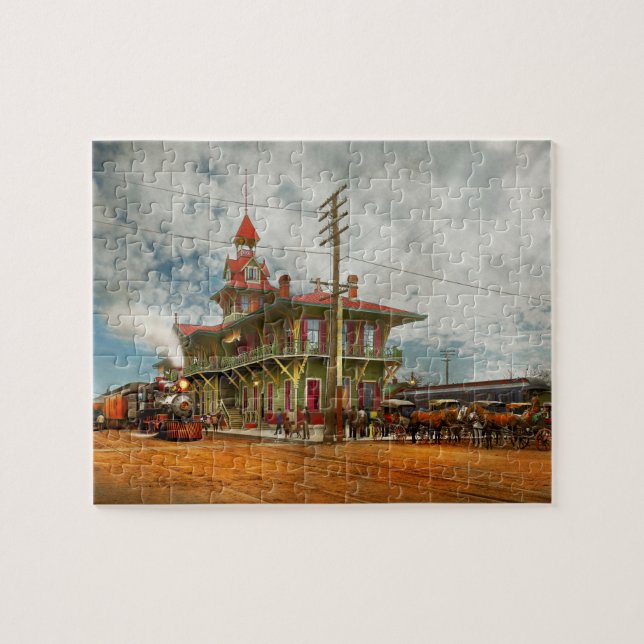 Puzzle Gare - Le chemin de fer L&N 1900 (Horizontal)