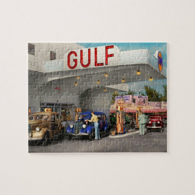Puzzle Gare - Le grand voyage routier américain 1939 (Horizontal)