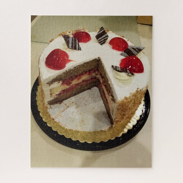 Puzzle Gâteau atomique à la banane de fraise (Vertical)