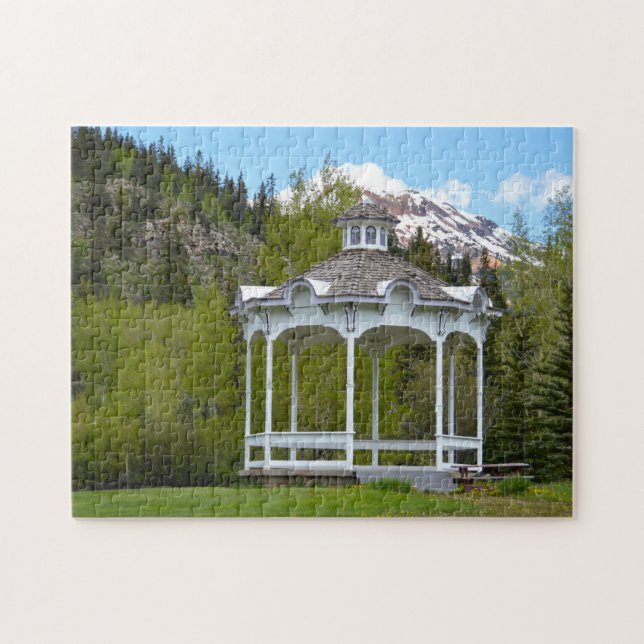 Puzzle Gazebo, Silverton, Colorado Jigsaw Puzzl (Horizontal)