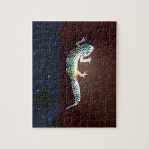 Puzzle Gecko de couleur arc-en-ciel