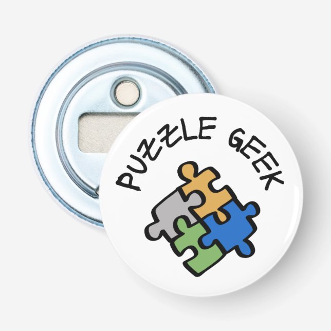 Puzzle Geek    Bottle Opener (Front)