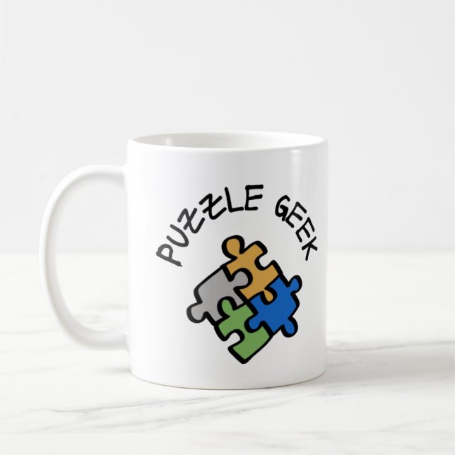 Puzzle Geek          Coffee Mug (Left)