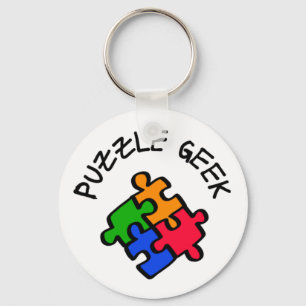 Puzzle Geek          Keychain