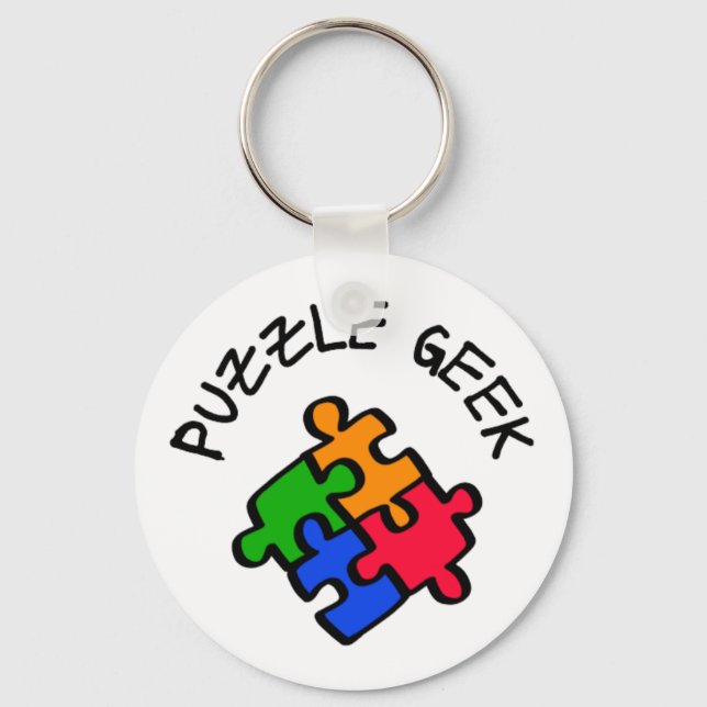 Puzzle Geek          Keychain (Front)