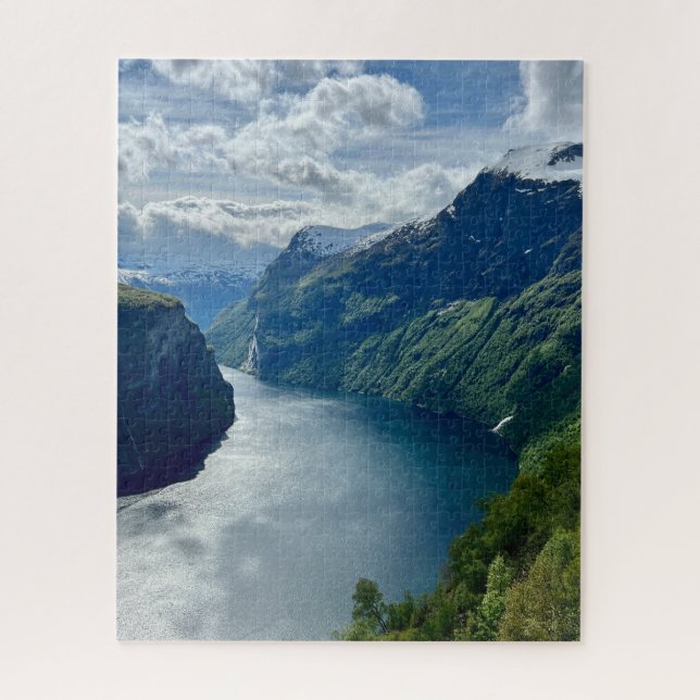 Puzzle Geirangerfjord, Norvège (Vertical)