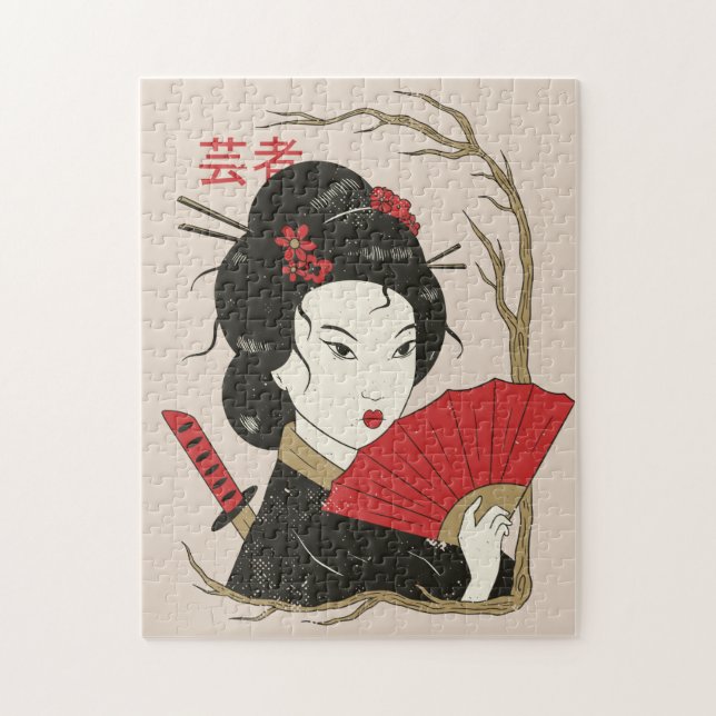 Puzzle Geisha Japonais (Vertical)