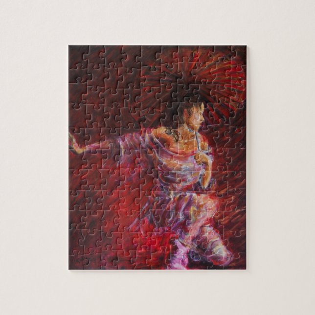 Puzzle - geisha peignant Nik Helbig (Vertical)