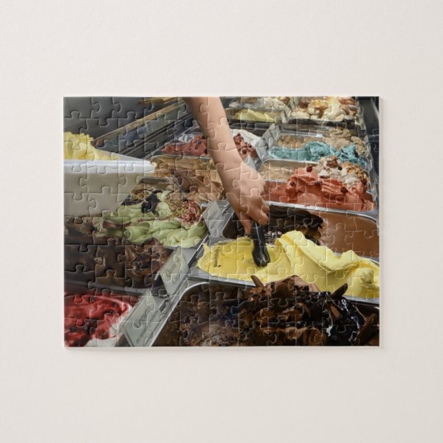 Puzzle Gélato Gelateria en Italie (Horizontal)