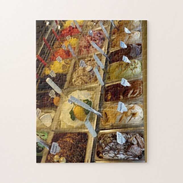 Puzzle Gelato italien - Délicieuse crème glacée d'Italie (Vertical)
