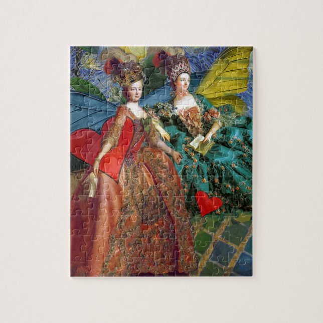 Puzzle Gemini Gothique Whimsical Collage papillon femmes (Vertical)