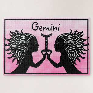 Puzzle Gemini Main Drake Art Horoscope Signal Zodiac