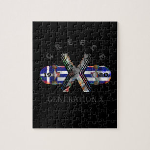 Puzzle Génération X Greece Skateboard des années 1980