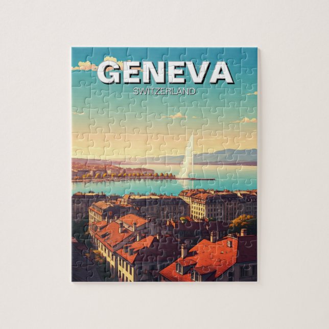 Puzzle Genève Suisse (Vertical)