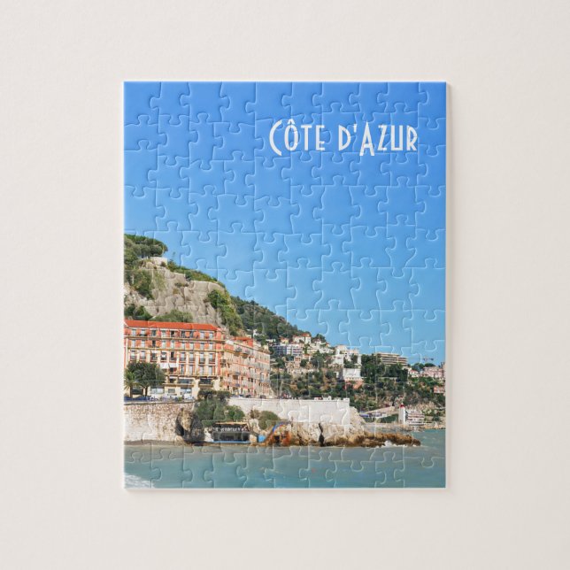Puzzle Gentil. La Côte d'Azur (Vertical)