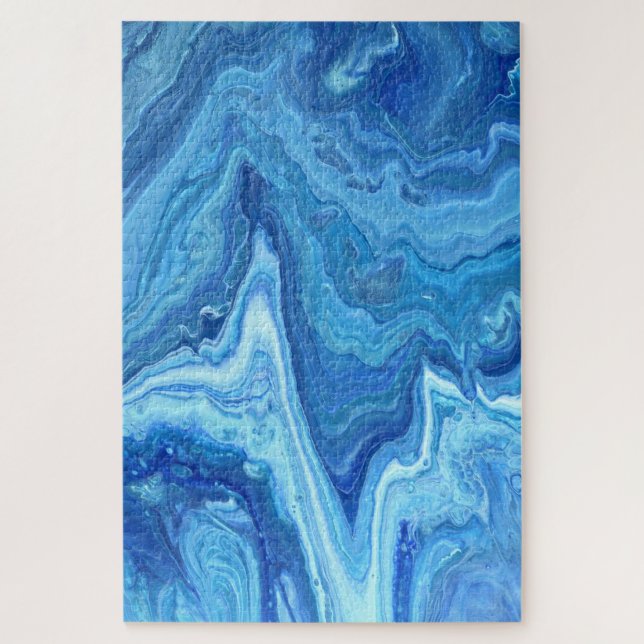 Puzzle Geode bleu (Vertical)