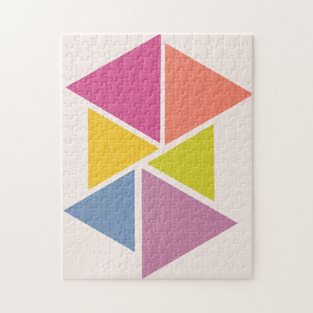 Puzzle géométrique du milieu du siècle (Vertical)