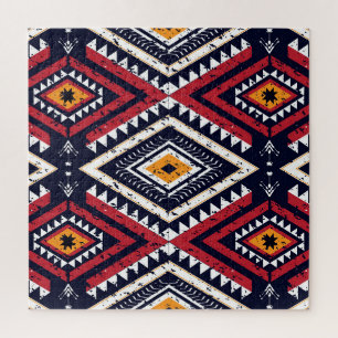Puzzle Géométrique Ethnique Oriental : Traditionnelle San