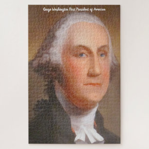 Puzzle George Washington 1st  President of America. Jigsa