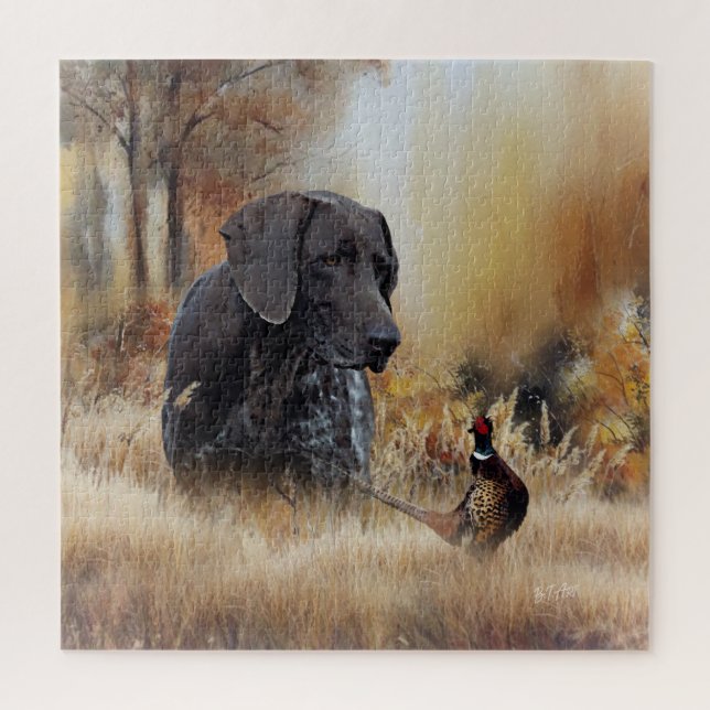Puzzle German Shorthaired Pointers  (Vertical)